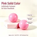 6cm soft pink TPR squeeze ball for stress relief, individual OPP bag packaging - Ball Style / 6cm Size / Pink