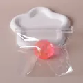 Pallina antistress squishy rosa glitterata confezionata in un sacchetto protettivo trasparente - 6cm / Squishy al maltosio aurora (rosa)