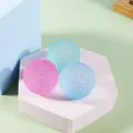 Getextureerde TPR-stressballen in roze en blauw voor handoefeningen en ontspanning. - Moutsuiker Textuur Bal / 3cm / Blauw