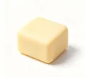 Soft slow-rebound squishy toy in cream yellow tofu cube shape for stress relief. - Yellow Soft Tofu Squishy
