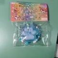 Χαριτωμένο γαλάζιο παιχνίδι squishy πατούσα γάτας με πέρλες και πεταλούδα σε σακουλάκι - Μπλε κρυστάλλινη πατούσα γάτας