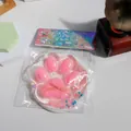 Μεγάλο ροζ παιχνίδι squishy πατούσα γάτας σε διαφανή συσκευασία για άγχος - Υπερμεγέθης Πατούσα Γάτας / Κρυστάλλινο Ροζ