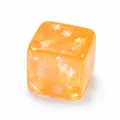 Orangefarbenes Schneeflocken Würfel Squishy Spielzeug mit langsamer Rückfederung für Stress - 3cm / Orange