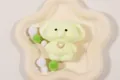 Cute yellow elephant squishy stress relief toy with small heart bead decoration - Elephant (Yellow)