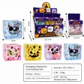 Halloween Maltose Squishy Würfel Spielzeug mit LED-Lichteffekt und Geschenkbox-Verpackung - Leuchtender Halloween-Malzzuckerwürfel (Squishy)