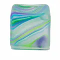 Colorful marble pattern maltose ice cube squishy stress relief sensory toy - 4cm / Green Flow Pattern