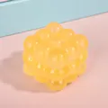 Yellow maltose cube squishy stress toy for slow-rising sensory pressure relief toy - Maltose Squishy - OPP Bag / Yellow Magic Cube Maltose Squishy (5cm)
