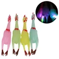 Colorful glow-in-the-dark screaming chicken toy set for novelty pranks and stress relief - Screaming Chicken (A82)