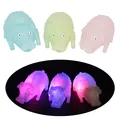 Funny novelty glow-in-the-dark squeaky pig prank toy set with colorful LED lights - Screaming Pig (A48)