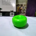Bright green slushy apple squishy toy for stress relief and sensory tactile play - Slushy Apple / Green