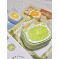 Adorable lime-themed bear-shaped silicone squeeze toy for stress relief and sensory play - Standard / Matcha Green