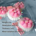 Gâteau tarte à la framboise lumineux avec fourchette