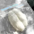 Realistic simulation food squishy toy with white coconut flakes texture for stress relief - Coconut Shreds Fried Dough Stick Squishy