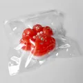 Kawaii orange silicone cat paw squishy stress relief toy with star glitters and pearl beads - Smooth White & Red Cat Paw