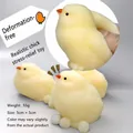Soft yellow chick squeeze toy for stress relief, realistic 5cm x 5cm desk ornament - Little Chick / Random