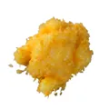 Gros plan d'un jouet sensoriel réaliste en forme de poulet frit pour soulager le stress - Squishy poulet frit
