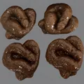 Realistic brown poop shaped slow rebound prank squeeze toy for creative stress relief - Realistic Poop (Without Accessories) / Brown (Random)