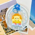 Handmade silicone slow rebound squeeze toy in cute lion design with keychain - Lion Head (AZ-004)