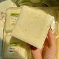 Super soft square slow rebound squishy stress relief toy in jasmine milk green color - Jasmine Milk Green Cake (1024) / 10*10*4.5CM