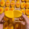 Soft slow-rebound cheese cake squishy stress relief toy with realistic yellow finish - Small Cheese Cake / Caramel color