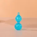 Detalle del juguete antiestrés con forma de calabaza luminosa azul translúcida creativa - Azul