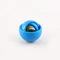 Δημιουργική μπλε τρισδιάστατη μπάλα fidget με περιστρεφόμενα στρώματα για άγχος - Μοτίβο βόλεϊ / Μπλε