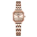 Orologio al quarzo GEDI ottagonale elegante in acciaio inossidabile oro rosa - Oro rosa