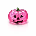 Luminous pink Halloween jack-o-lantern figurine lamp for car and micro landscape decor. - 7.5*6cm 144g / Pink