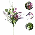 Dimensiones y peso detallados del ramo de lavanda y eucalipto artificial púrpura - Altura 58cm / Púrpura Estilo B