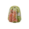 Porta incenso intagliato a mano in pietra naturale unakite a forma di zucca decorativo - Unakite (Base per Incenso Fiore 20mm)