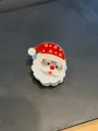 Festliche Weihnachtsmann Haarspange mit Glitzer-Finish als Weihnachtsgeschenk - Weihnachtsmann (B)