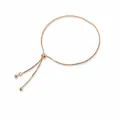 Verstellbare Box-Ketten-Armbandbasis in Roségold mit Silikonperle für DIY-Schmuck - DIY Armband (SL-030) / Roségold