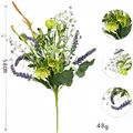 Lifelike artificial flower bouquet with eucalyptus and lavender in purple Style A - Hand-rolled Realistic Purple Style A / Single Unit