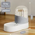 Distributeur d'eau automatique moderne de 2000 ml en gris Milo pour chats et chiens - Abreuvoir Simple / 2000ml / Gris Milow