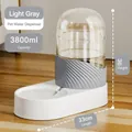 Distributeur d'eau automatique Milo gris 3800ml pour animaux, hauteur 33cm et 30cm - Abreuvoir Simple / 3800ml / Gris Milow