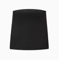 Detailansicht eines eleganten schwarzen trägerlosen Schlauchoberteils aus Seidensatin - XS / Oberteile / Schwarz
