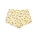 Pantalones cortos abullonados amarillos con lunares negros y cintura elástica - XS / Inferior (A03) / Amarillo