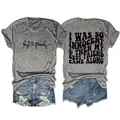 Λεπτομερής μπροστινή και πίσω όψη casual γκρι T-shirt με το τύπωμα I WAS SO INNOCENT - S / Tops / Σκούρο Γκρι (Μαύρη Γραμματοσειρά)