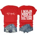 Λεπτομερής προβολή casual κόκκινου γυναικείου t-shirt με σλόγκαν μπροστά και πίσω - S / Tops / Κόκκινο (Λευκή Γραμματοσειρά)