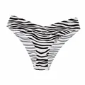 Zebra print seamless ice silk breathable panties with low waist for women summer style - S / Bottoms / Zebra Print