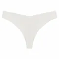 High-quality comfortable women's white seamless sexy breathable thong T-back underwear - S / Bottoms / White