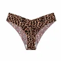Breathable sexy leopard print seamless ice silk low-waist panties for women summer - S / Bottoms / Yellow Leopard