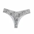 Seamless leopard print thong for women with breathable stretch fabric for yoga sports - S / Bottoms / Polka Dot Leopard