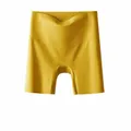 Pantalones cortos de seguridad sin costuras de cintura alta para mujer en amarillo vibrante - M / Bottoms / Amarillo