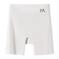 High-waist seamless tummy control shaper panties with 7A antibacterial print design - L / Bottoms / Ivory