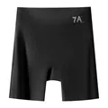Seamless black high-waist antibacterial shaping safety shorts for women's daily wear - L / Bottoms / Premium Black
