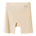 Seamless high-waisted tummy control shaping shorts for women in nude beige color - L / Bottoms / Nude