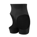 Black high waist tummy control body shaper with butt lifting cutout design - M / Bottoms / Black