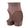 High-waisted mocha butt-lifting tummy control shapewear shorts for a smooth silhouette - M / Bottoms / Dusty Pink