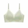 Naadloze, ultradunne ijsszijde bh voor dames in lichtgroen, ademend en huidvriendelijk - S(40-50kg) / Tops / Lichtgroen